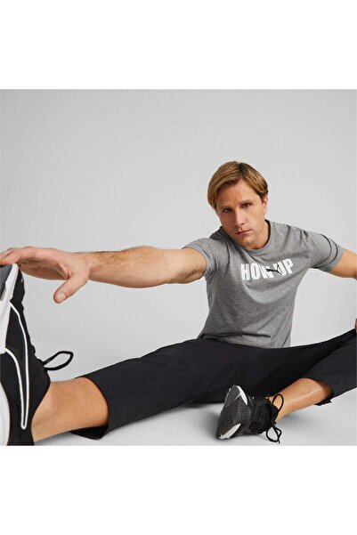 Puma Ανδρικό μπλουζάκι για τρέξιμο Puma Performance Grey