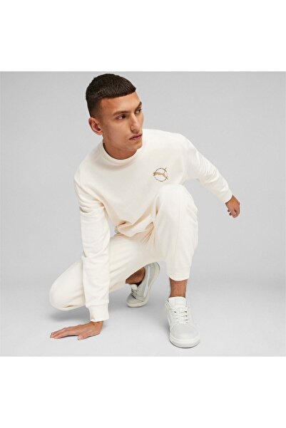 Puma Halenka Puma Better Sportswear Crew, Béžová, Pánské