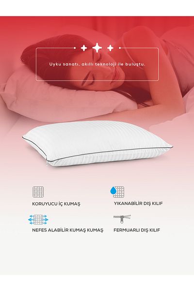 moda home bedding Soft Goose Feather Pillow Effective Soft Pillow
