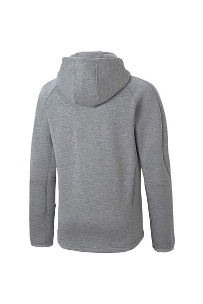 Puma Kapucňa Puma Evostripe Celozipsová mikina Dk B, šedá, detská