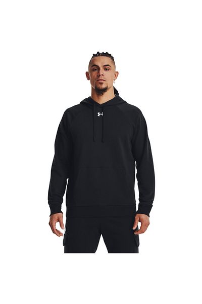 Under Armour أندر آرمور ريفال بولار هوديي للرجال باللون الأسود