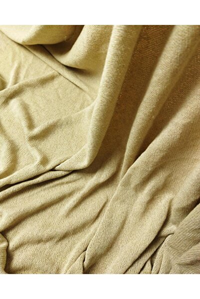 Kumaş Parça تريكو باللون البيج (العرض 125 سم × الطول 200 سم)