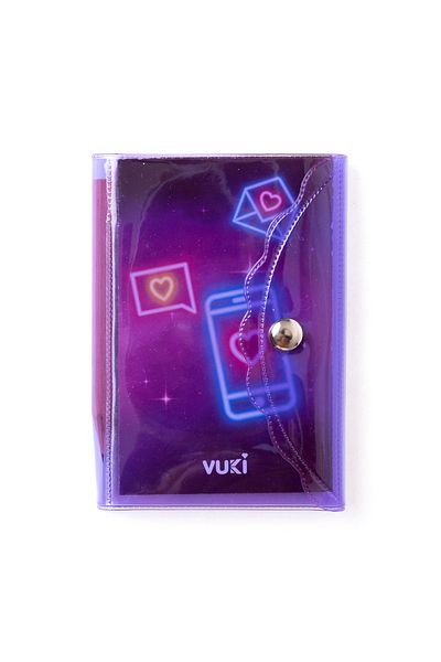 VUKİ Mini caiet cu stilou cu 3 compartimente