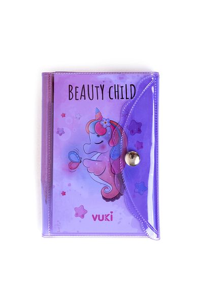 VUKİ Mini 3 Compartment Notebook with Pen