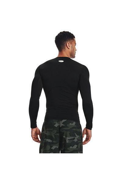 Under Armour Μπλούζα Under Armour Heatgear Armor Μακρυμάνικη, Μαύρη, Ανδρική