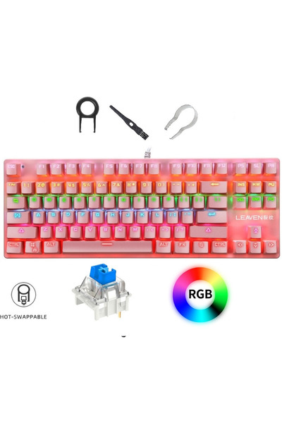 Sarftech K5.50 RGB Hot-Swap 1.Sınıf Hissiyat Ekstra Yedek Switch ve Aksesuarl...