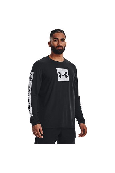 Under Armour Μπλούζα Under Armour Camo Boxed Sportstyle, Μαύρη, Ανδρική