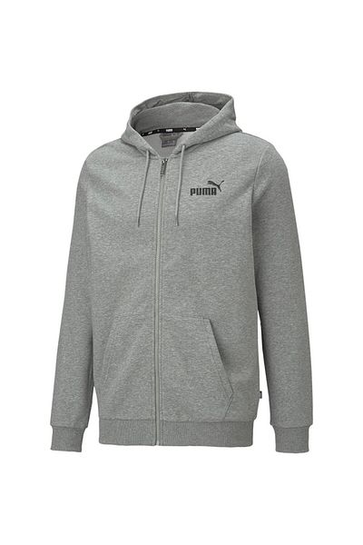 Puma Kapuce Puma Essentials Logo, šedá, muži