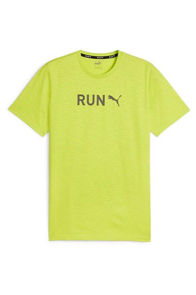 Puma T-shirt Puma Men S Graphic Tee Run, Πράσινο, Ανδρικό