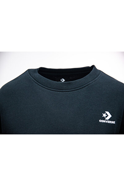 Converse Blouse Converse Foundation Crew, Black, Women