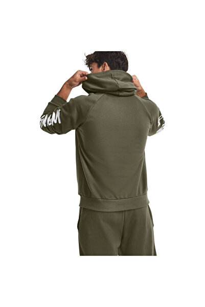 Under Armour Kapuce Under Armour Rival Fleece Graphic, Zelená, Pánské