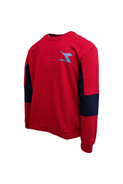 Diadora Ανδρική κόκκινη μπλούζα Diadora Crew Shield