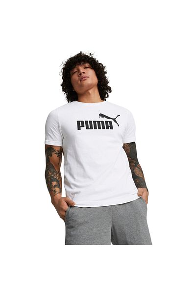 Puma T-shirt Puma Essentials, Λευκό, Ανδρικό