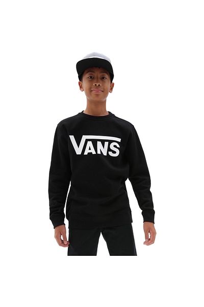 Vans Παιδικό μπλουζάκι Vans Black Classic Crew