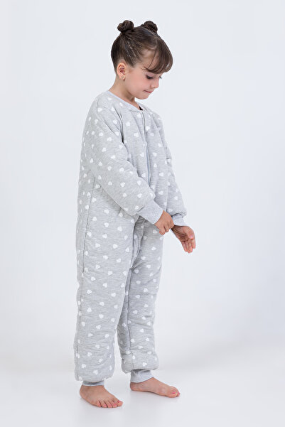 Cantoy Kız Erkek Çocuk Kalın Elyaf Dolgulu Premium Kalite 2.5 Tog Desenli Uyku Tulumu