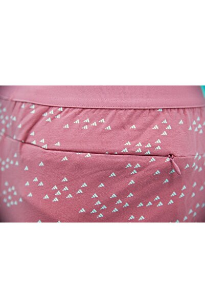 adidas Šortky adidas Sportswear Badge of Sport celoplošný potisk, růžová, dámské