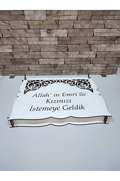 AYIŞIĞI DESİNG Ahşap çikolata kutusu, Kız İsteme, Nişan, Söz, için Ahşap kutu