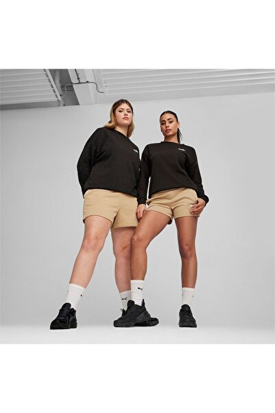 Puma Šortky Puma Ess 4 Sweat Shorts Tr S, Hnědá, Dámské