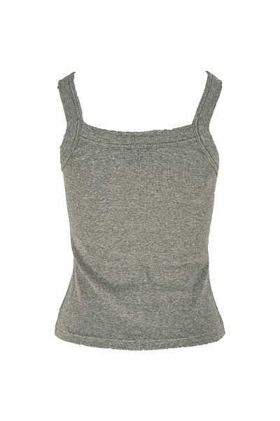 adidas Tílko adidas Essentials Yoga Rib, šedá, dámské
