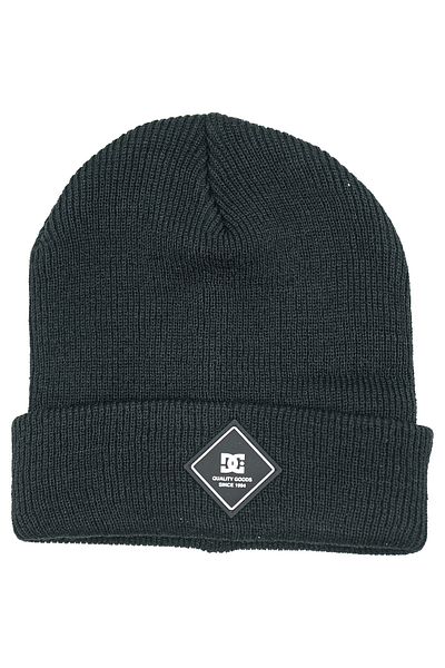 DC Shoes Bean DC Shoes Label Beanie, Black, Men