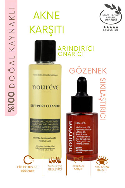 Glow & Purify Duo – Gözenek Arındırıcı Ve Nemlendirici Ikili Serum Ve Temizleyici Set