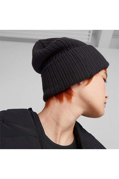 Puma Unisex Black Bean Puma Prime Ws manžeta - Trend Beanie