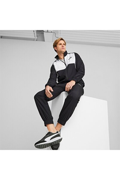 Puma Track suit Puma Woven Tracksuit, Black, Men