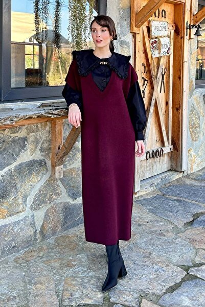 Ceylan Otantik Bordo Triko Jile