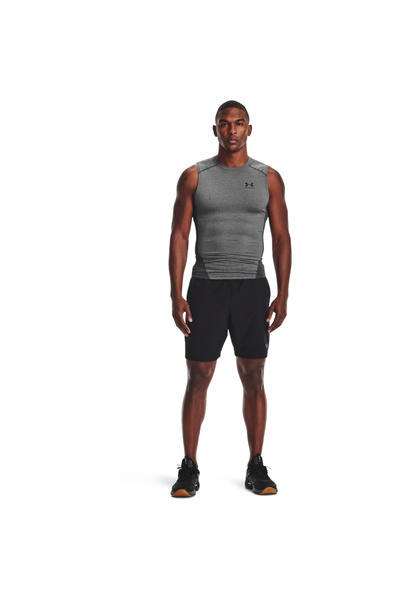 Under Armour Undershirt Under Armour HeatGear Sleeveless, Gray, Men