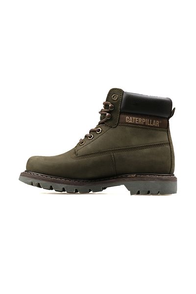 Cat 015g 100095   Dark Olive Nubuck Brown Colorado Boots