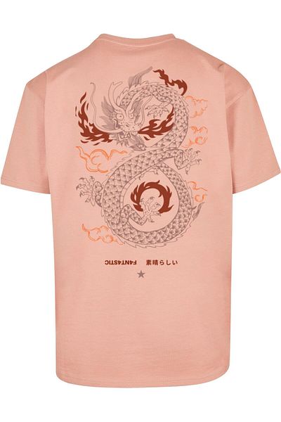 F4NT4STIC Fantastic Japanese And Dragon Fire With Heavy Oversize Tee