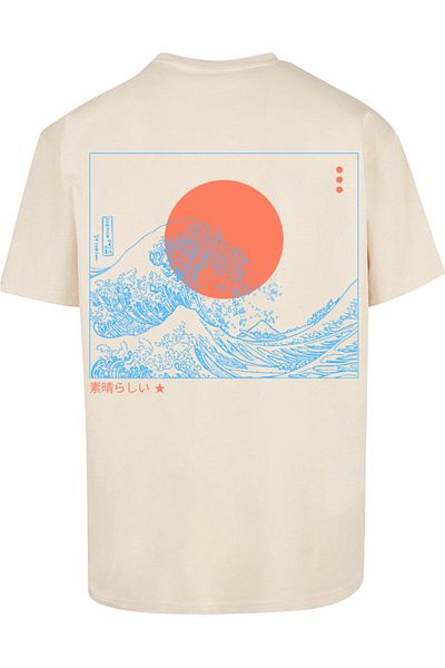 F4NT4STIC Kanagawa Welle mit Heavy Oversize Tee