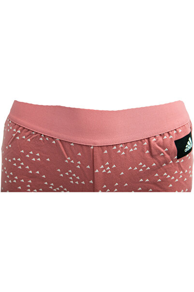 adidas Šortky adidas Sportswear Badge of Sport celoplošný potisk, růžová, dámské