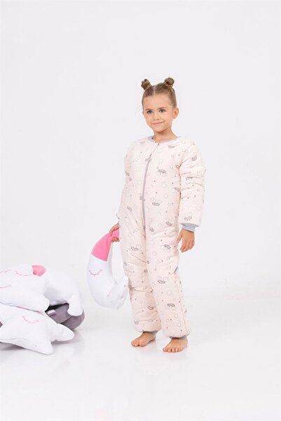 Cantoy Kız Erkek Çocuk Kalın Elyaf Dolgulu Premium Kalite 2.5 Tog Desenli Uyk...