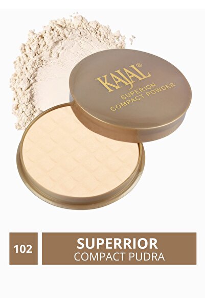 KAJAL Superior Compact Powder - Light Peach No: 102