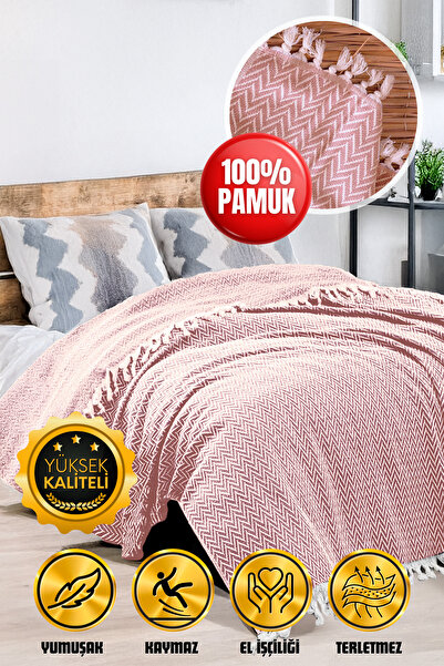 Akaystore Cuvertură de pat în zig-zag 200x230cm |   Pătură |   Husa canapea extensibila