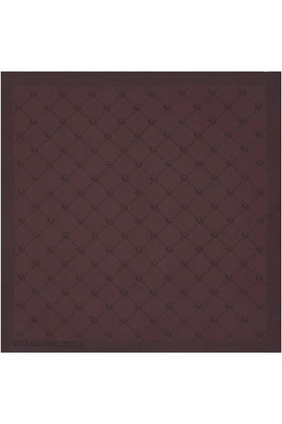 Valentino Orlandi Κασκόλ Alia Jacquard-1 Καφέ