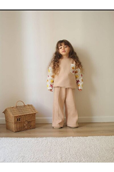 SOFT بدلة أطفال بأكمام محبوكة