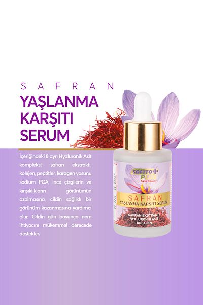 Softto Plus SAFRAN ANTI-AGING SERUM 30 ML