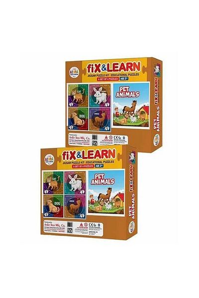 Alyna FIX 'N' LEARN PET ANIMALS PUZZLE