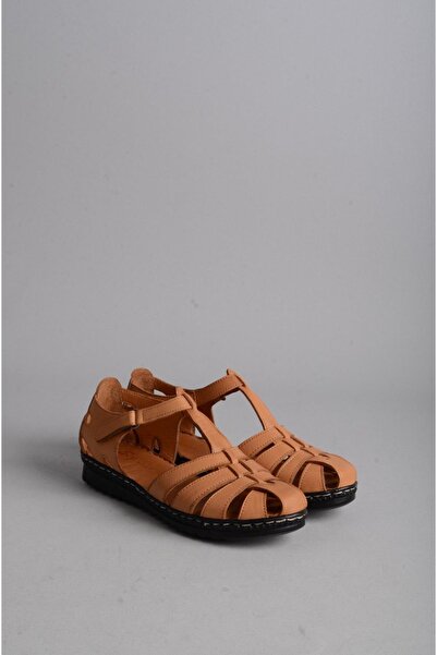 SEÇ KUNDURA Γνήσιο Δερμάτινο Ανατομικά Σανδάλια - SEÇ 89 Tan