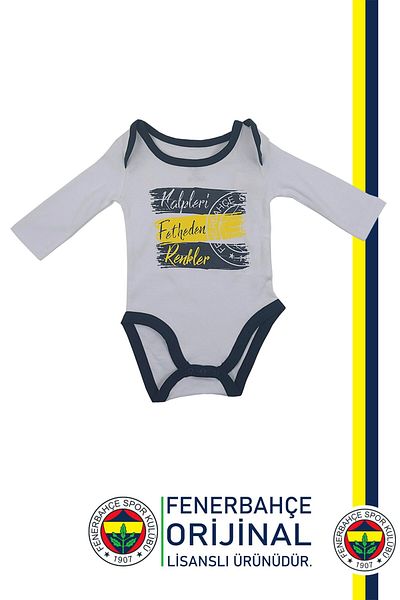 Fenerbahçe Licensed Colors Conquering Hearts Baby Bodysuit