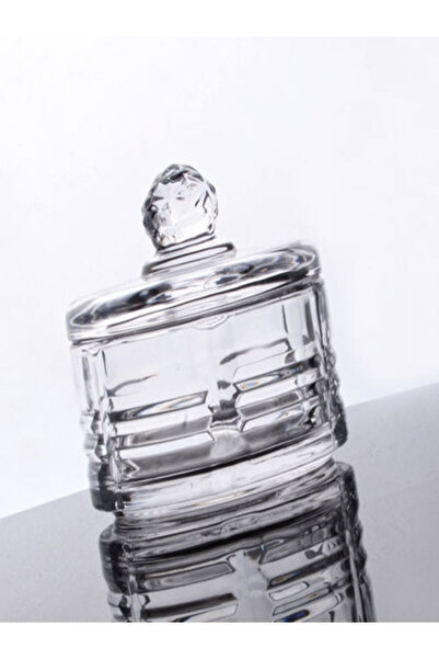 Kosova Kapaklı Cam Lüks Işlemeli Şekerlik Ramazan