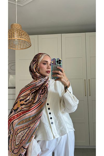 diorel Ethnic Pattern Imported Voile Shawl