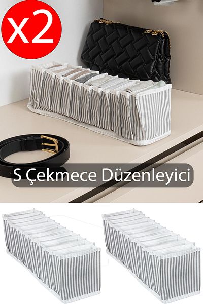 Emofom (2 ΤΕΜ) Μικρό Συρτάρι Organizer (11 x 41 x 12 cm) Organizer