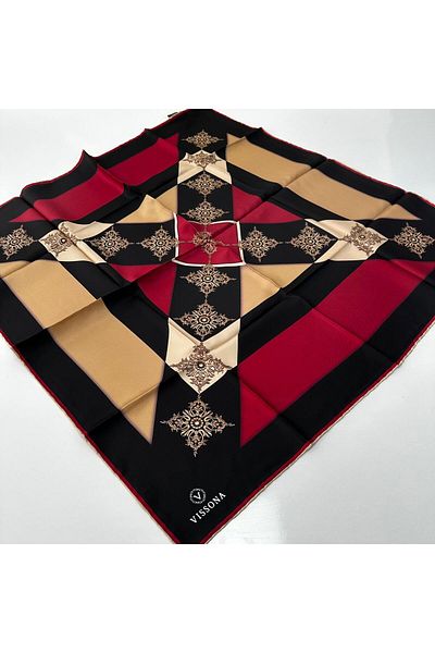 Vissona IPK6004 Μεταξωτό κασκόλ Twill