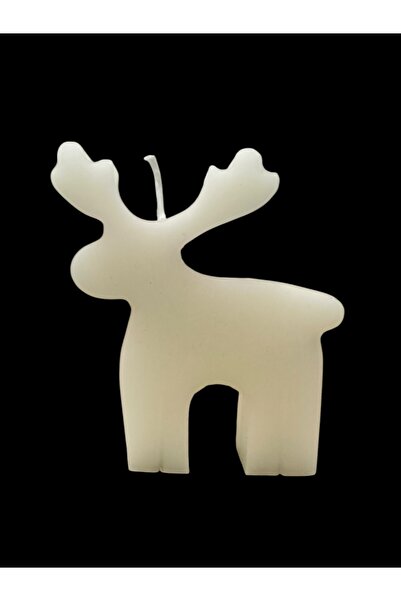 magnocandles Δώρο Λευκό Κερί Ελάφι 9 εκ