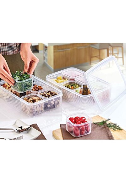 Miabella Home 7-Piece Breakfast Set with Leak-Proof Lid, Storage Container, Snack Bowl, Breakfast