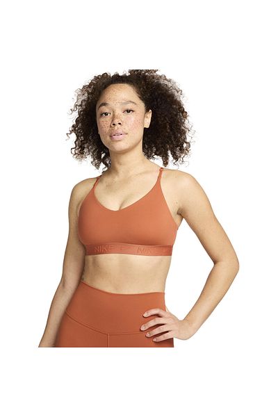 Nike Σουτιέν Nike Indy Light-Support, Πορτοκαλί, Γυναικείο