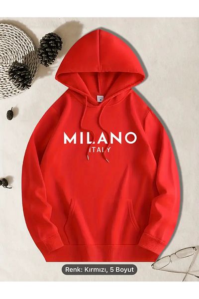 NEW TRENDY COLLECTİON Milan Italian Written New Season Top Quality Sweatshirt